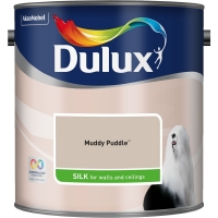 Wilko  Dulux Silk Emulsion Paint Muddy Puddle 2.5L