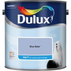 Dulux Matt Emulsion Paint Blue Babe 2.5L £7.00