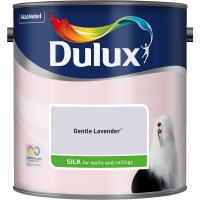 Wilko  Dulux Silk Emulsion Paint Lavender 2.5L