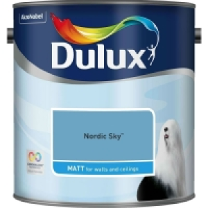 Dulux Matt Emulsion Paint Nordic Sky 2.5L £7.00