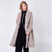 Debenhams  ANGELEYE - Grey long soft faux fur coat