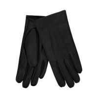 Debenhams  Isotoner - Black leather invisible smart touch gloves