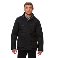 Debenhams  Regatta - Black Emeril insulated hooded waterproof jacket