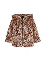 Debenhams  Outfit KIDS - Girls brown leopard print bomber jacket