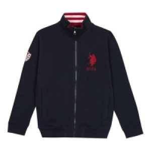 Debenhams  U.S. Polo Assn. - Boys navy zip through sweatshirt