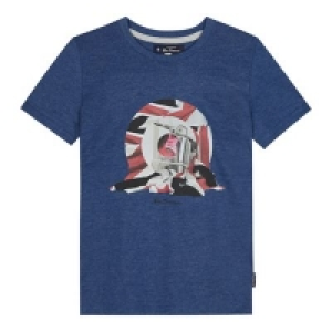 Ben Sherman - Kids blue target print t-shirt