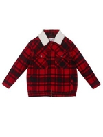 Debenhams  Outfit Kids - Boys red checked borg jacket