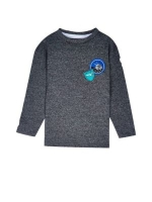 Outfit Kids - Boys grey long sleeve space cadet t-shirt