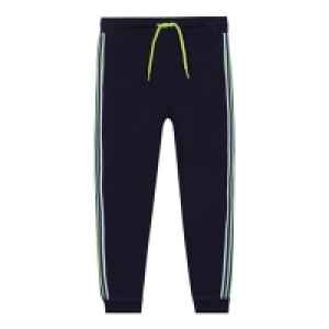 bluezoo - Boys navy striped trim jogging bottoms