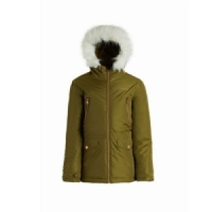 Regatta - Green Pecola girls waterproof hooded parka jacke