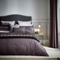Debenhams  Hotel - Dark purple combed cotton 300 thread count Rivage 