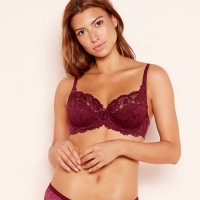 Debenhams  The Collection - Plum lace Lily underwired non-padded balc