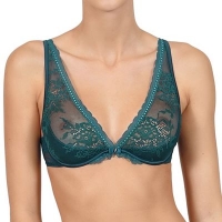 Debenhams  Lisca - Teal Eternity wired non-padded lace triangle bra