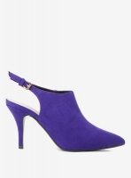 Debenhams  Dorothy Perkins - Purple microfibre greta shoe boots