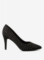 Debenhams  Dorothy Perkins - Black glare embellished court shoes
