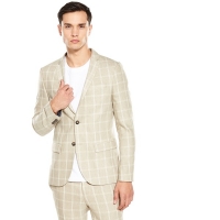 BargainCrazy  River Island Check Skinny Fit Suit Jacket