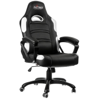Overclockers Nitro Concepts Nitro Concepts C80 Comfort Series Gaming Chair - Black/White