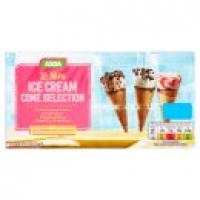 Asda Asda 18 Mini Ice Cream Cone Selection