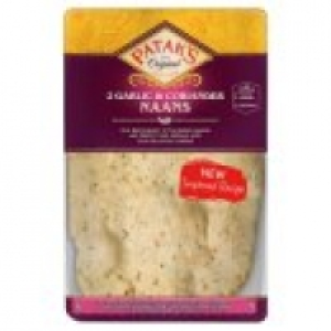 2 Garlic & Coriander Naans £1.66