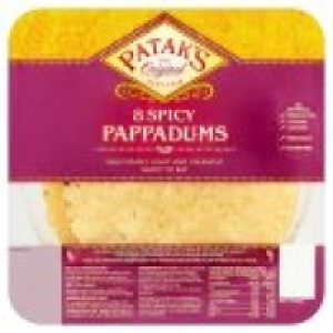 The Original 8 Spicy Pappadums £1.66