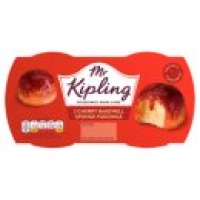 Asda Mr. Kipling Exceedingly Good Cherry Bakewell Sponge Puddings