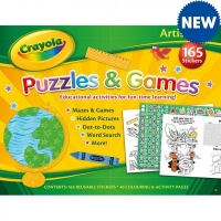 JTF  Crayola Artist Pad Puzzles & Games