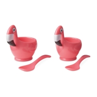 Aldi  Crofton Flamingo Egg Cup Set