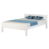 Wilko  Amber White Double Bed Frame