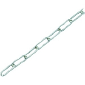 Wickes Zinc Plated Steel Welded Chain 3x26x2000mm &pound;5.79
