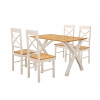 Wilko  Normandy Dining Table with 4 Chairs