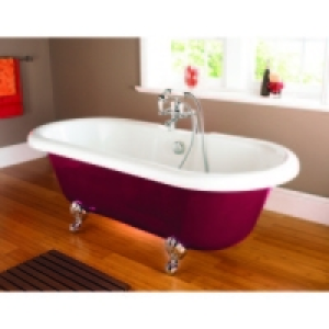 Cavalania Roll Top Freestanding Bath Red