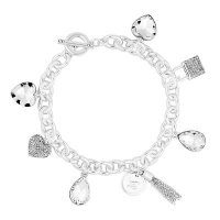 Debenhams  Lipsy - Pave crystal charm bracelet