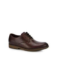 Debenhams  Clarks - Brown leather Hinman lace up shoes