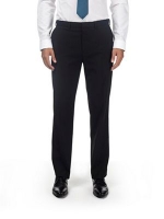 Debenhams  Burton - Black tailored fit stretch trousers