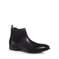 Debenhams  The Collection - Black leather Elliot Chelsea boots
