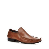 Debenhams  The Collection - Brown leather slip on shoes