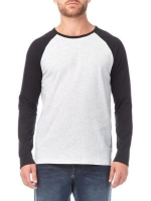 Burton - Black and frost long sleeve raglan t-shirt &pound;5.60