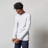 Debenhams  FoR - Hayes Silver Knitted Crew Neck Jumper