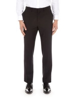 Debenhams  Burton - Black essential slim fit tuxedo trousers