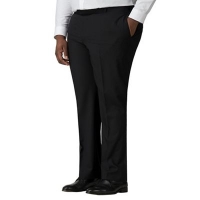 Debenhams  Racing Green - Plain black twill big and tall trousers