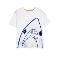Debenhams  Outfit KIDS - Boys white shark t-shirt