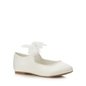 Occasions - Girls Ivory Lace Mary Janes &pound;16.00