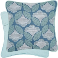 Debenhams  Helena Springfield - Light blue cotton Sylvie cushion