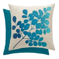 Debenhams  Clarissa Hulse - Blue linen Angeliki cushion