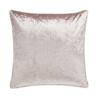 Debenhams  Home Collection - Taupe crushed velvet cushion