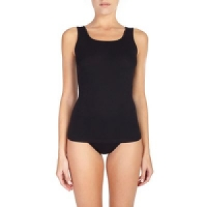 Ten Cate - 2 pack black cotton seamless vest £16.80
