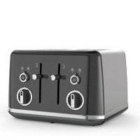 Debenhams  Breville - Grey Shimmer Lustra 4 slice toaster VTT853