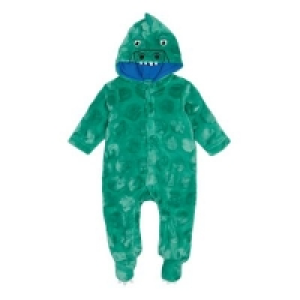 bluezoo - Babies Green Dinosaur Onesie &pound;16.80