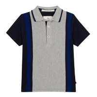 Debenhams  J by Jasper Conran - Boys Blue Vertical Stripe Polo Shirt