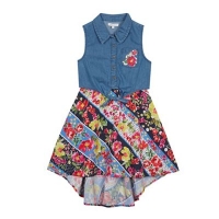 Debenhams  bluezoo - Girls Multicoloured Floral Print Mock Dress